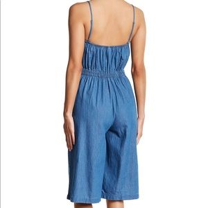 denim gaucho jumpsuit